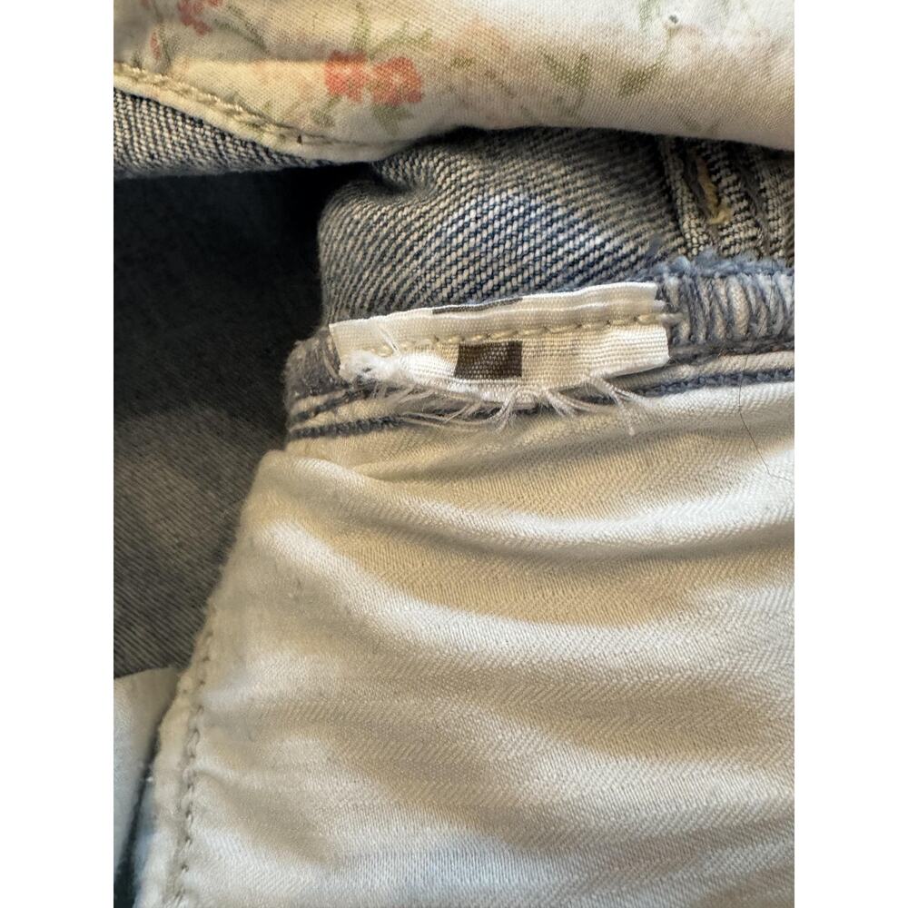 Hollister Jeans Sz 12R Blue Low Rise Baggy Wide Leg Denim Relaxed Fit Casual - Picture 4 of 7